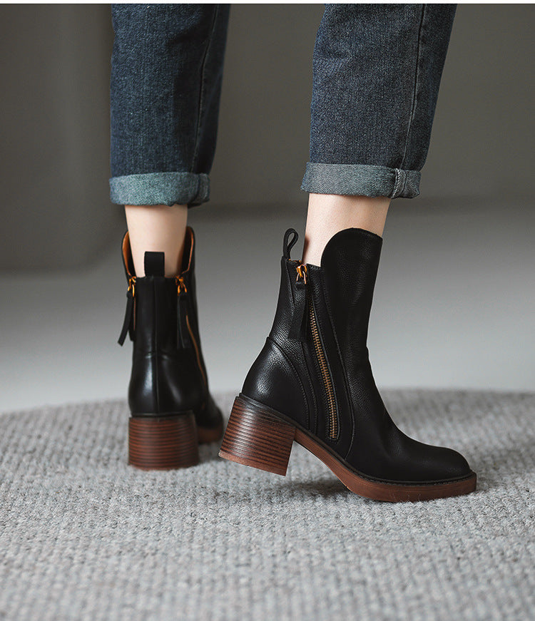 Bottines Clara Chic| Édition Cuir