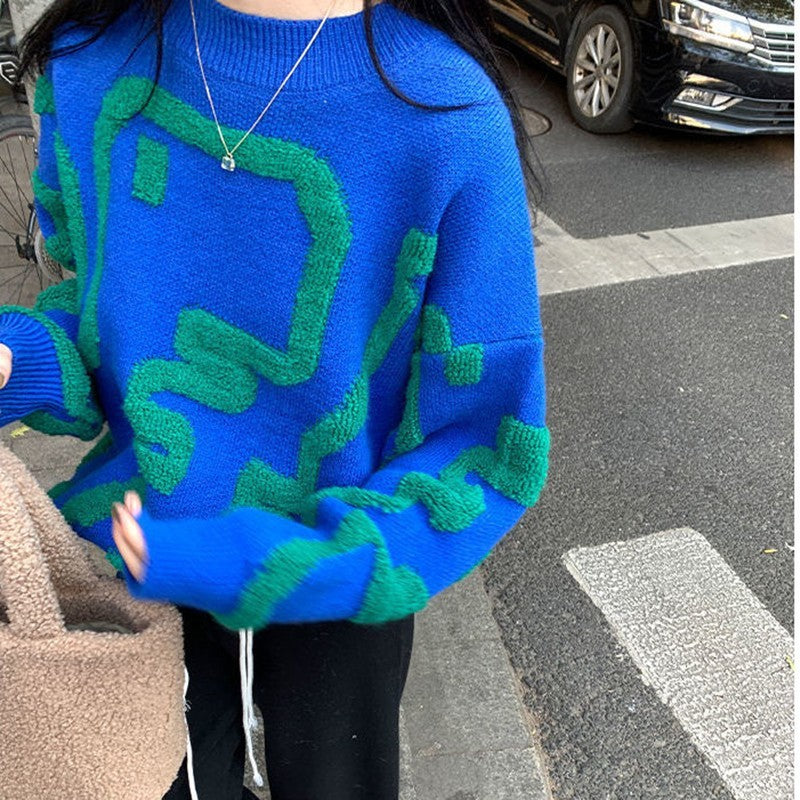 MASSAYA | Pull à motif TENDANCE