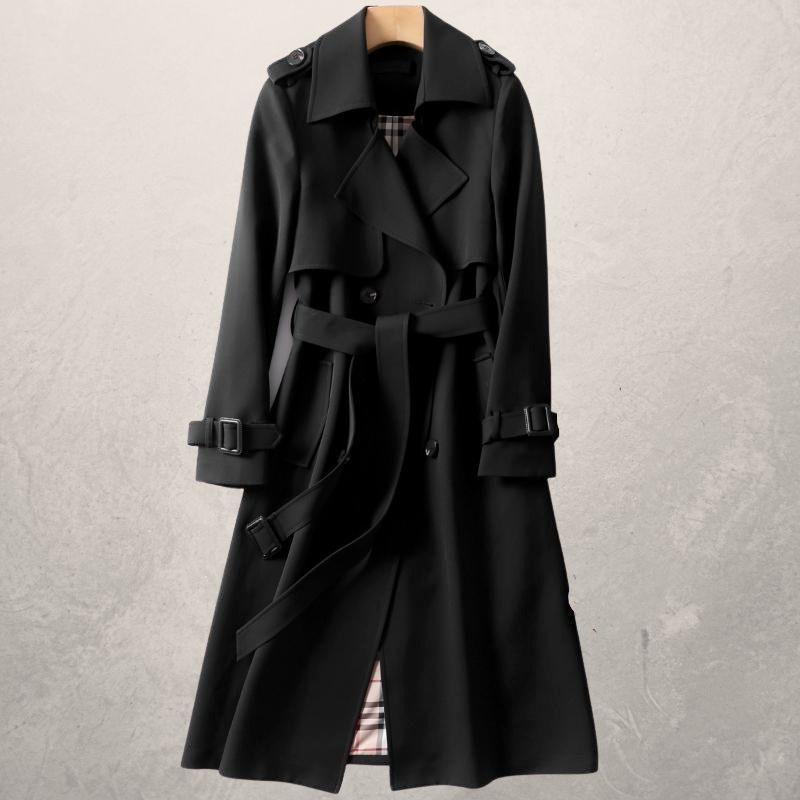 Maëlle - Manteau Chic Ceinturé - Style et Distinction