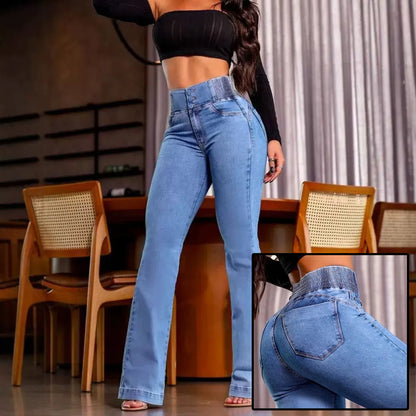 BALIA | Jeans Taille Haute Élégants en Denim
