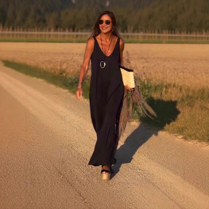 REBECCA - Robe Élégante à Fines Bretelles – Look Séducteur