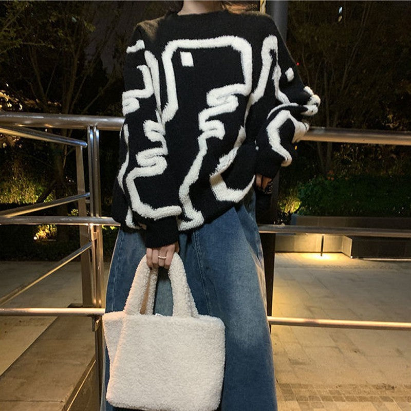 MASSAYA | Pull à motif TENDANCE