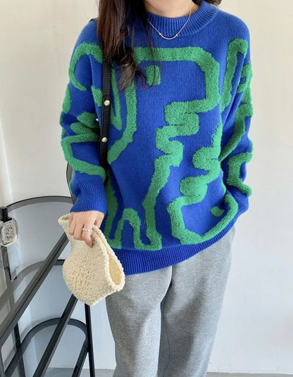 MASSAYA | Pull à motif TENDANCE