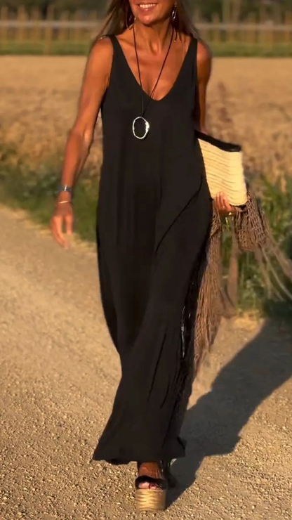REBECCA - Robe Élégante à Fines Bretelles – Look Séducteur