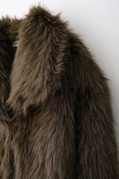 ISADORA- Veste Duveteuse en Fourrure