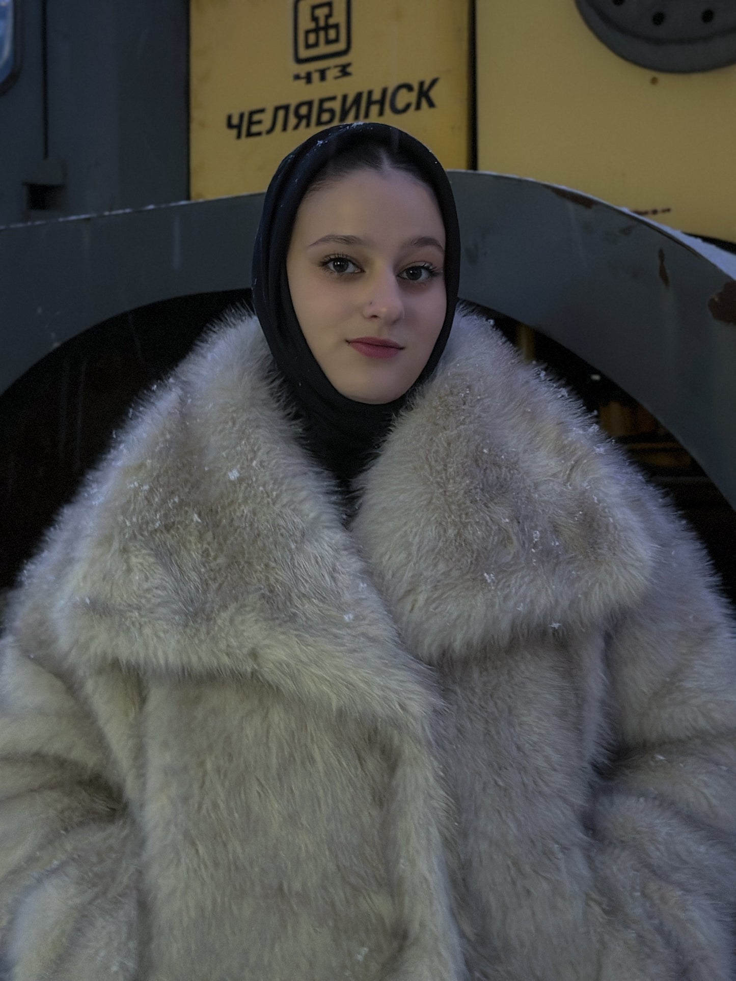 ISADORA- Veste Duveteuse en Fourrure