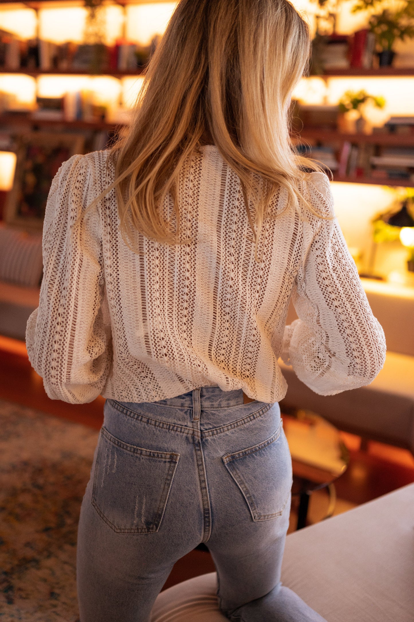 ELIDIE | Blouse Élégance Écrue
