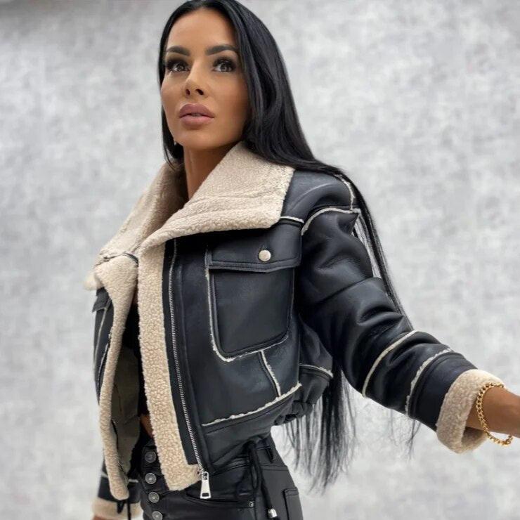 NIOMIE | VESTE CHIC EN CUIR