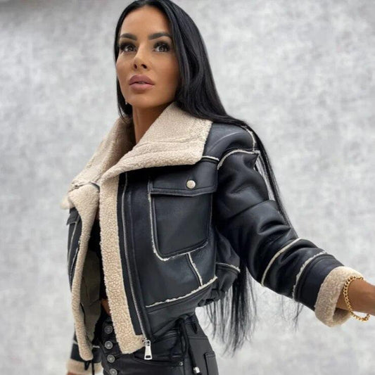 NIOMIE | VESTE CHIC EN CUIR