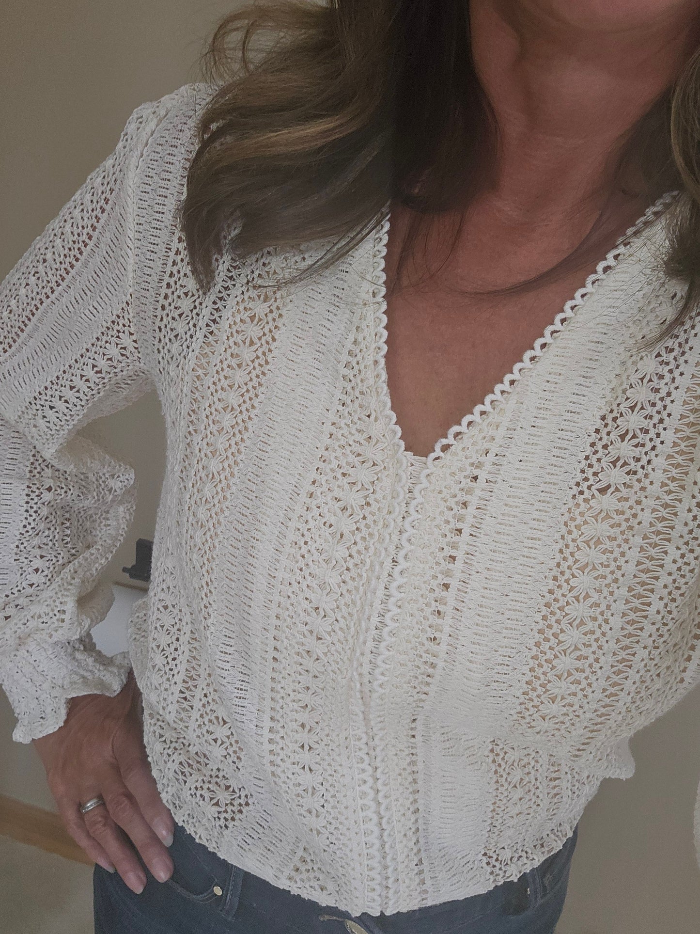 ELIDIE | Blouse Élégance Écrue
