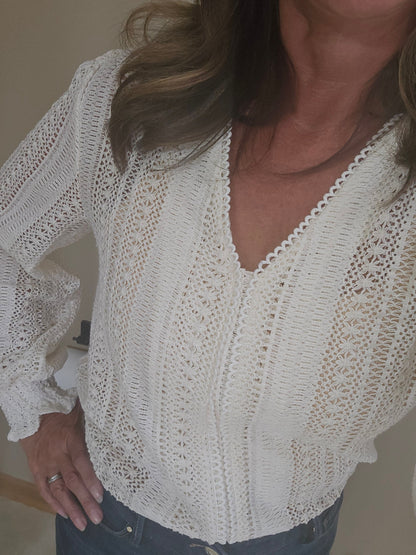 ELIDIE | Blouse Élégance Écrue