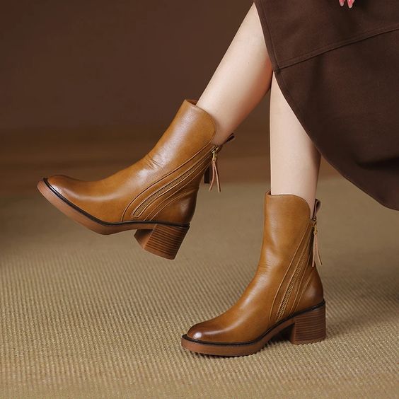 Bottines Clara Chic| Édition Cuir