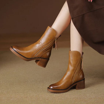 Bottines Clara Chic| Édition Cuir